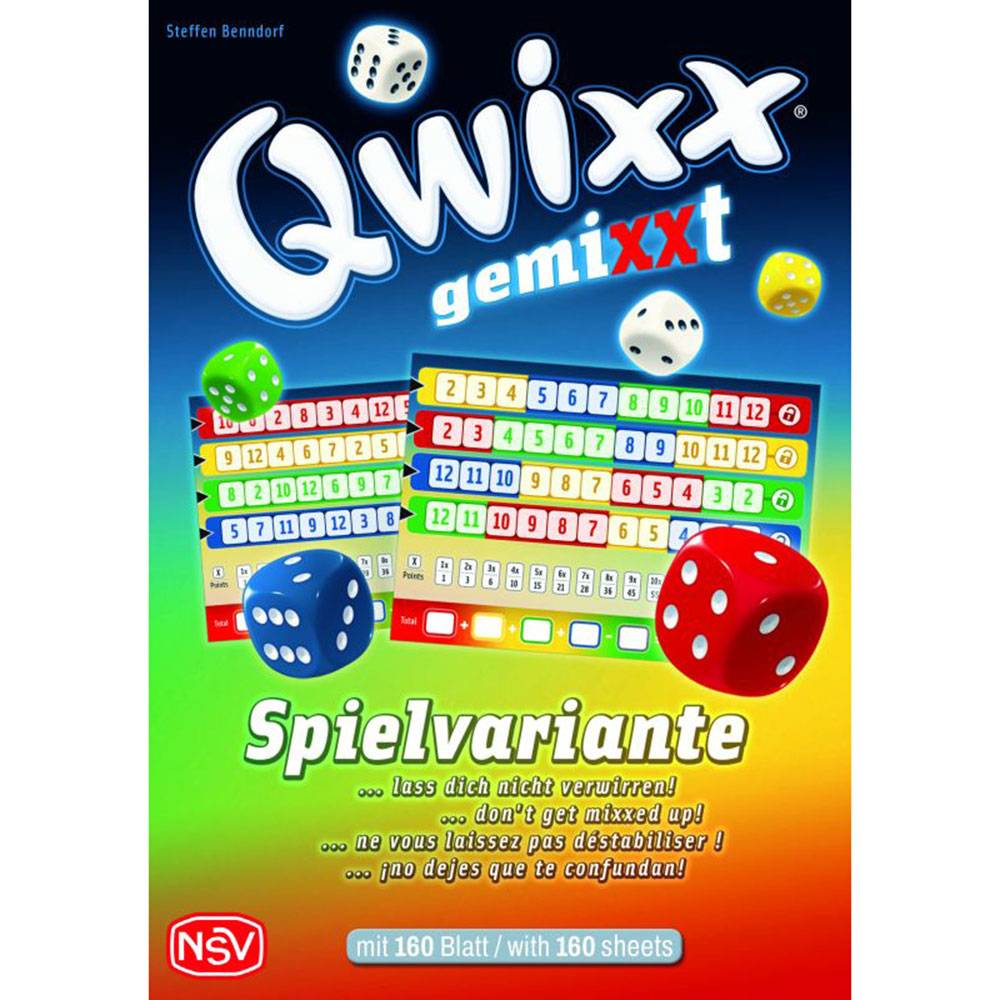 NSV Qwixx gemiXXt XL - 2 Zusatzblöcke