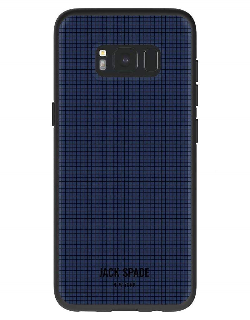 Jack Spade Graph-Check Case Navy für Samsung Galaxy S8
