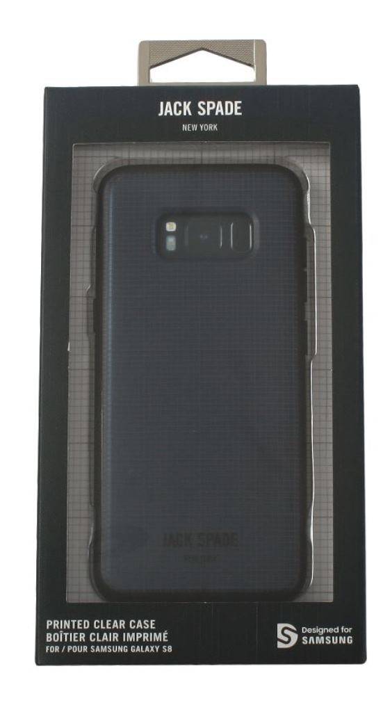 Jack Spade Graph-Check Case Navy für Samsung Galaxy S8