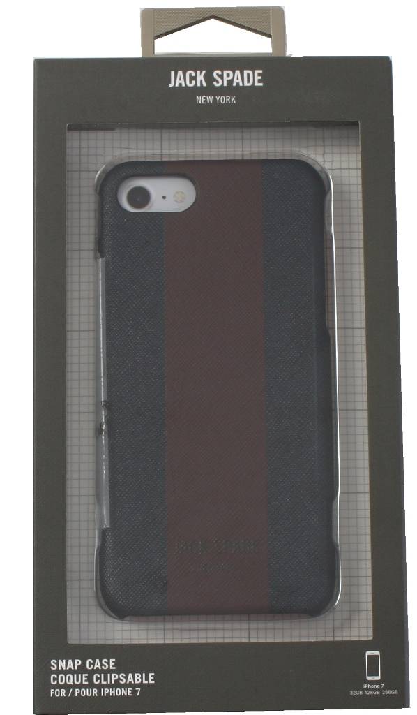 Jack Spade Stripe Case Navy für Apple iPhone 7/8/SE 2020