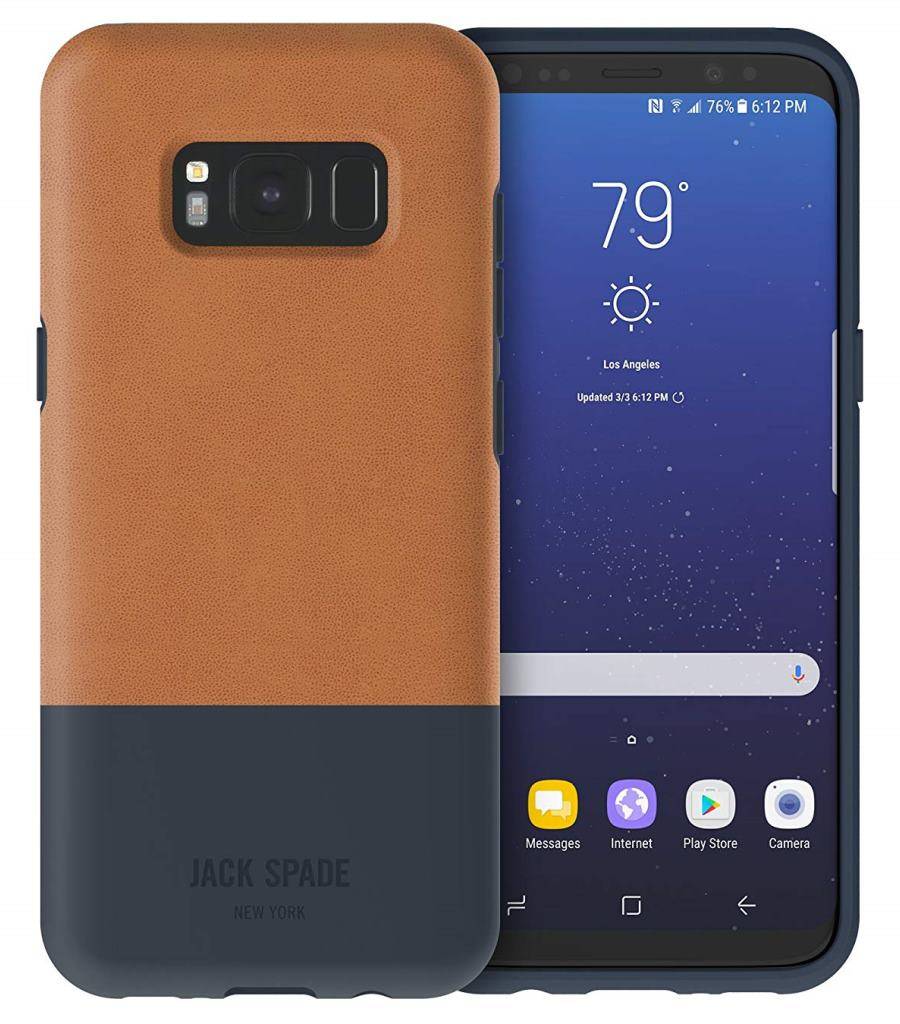 Jack Spade Color Block Case Navy für Samsung Galaxy S8