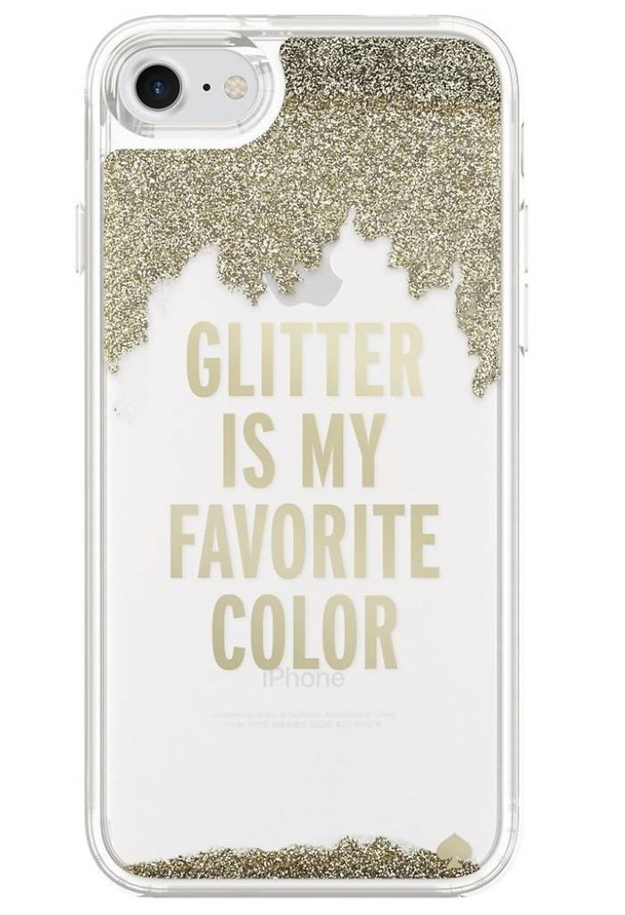 Hardshell Cover Liquid Glitter Gold für Apple iPhone 7/8/SE 2020