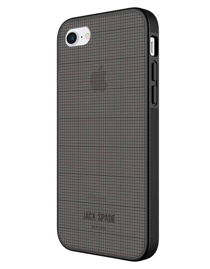 Jack Spade Graph-Check Case Smoke für Apple iPhone 7/8/SE 2020