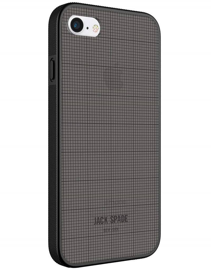Jack Spade Graph-Check Case Smoke für Apple iPhone 7/8/SE 2020