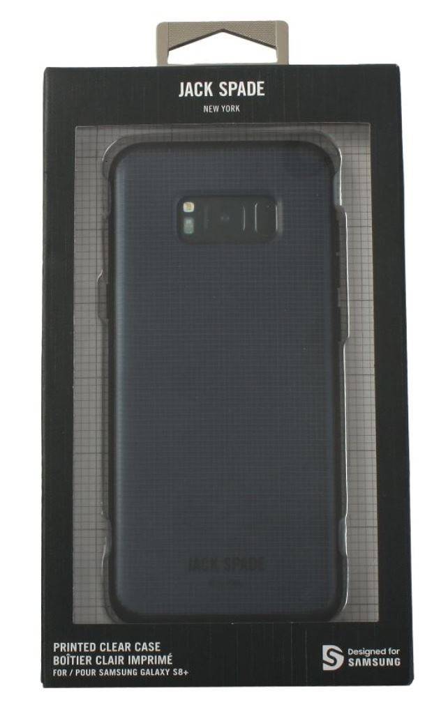 Jack Spade Graph-Check Case Navy für Samsung Galaxy S8 Plus