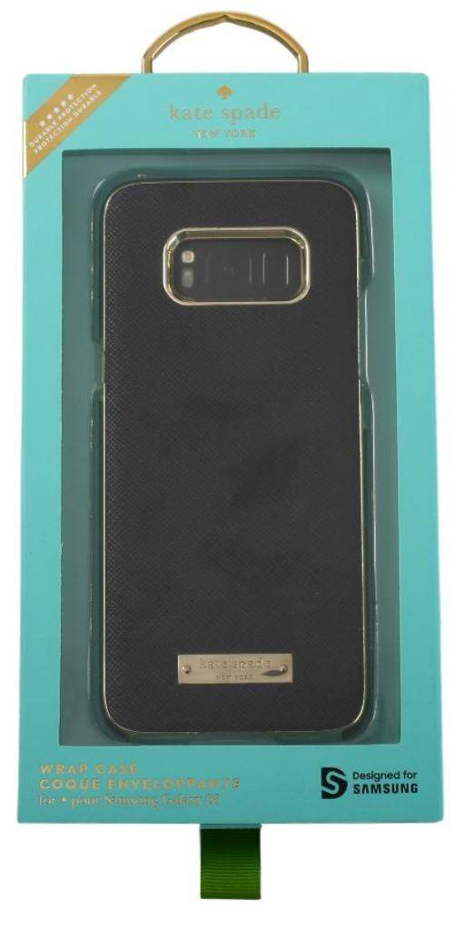 Hardshell Cover Saffiano Black für Samsung Galaxy S8