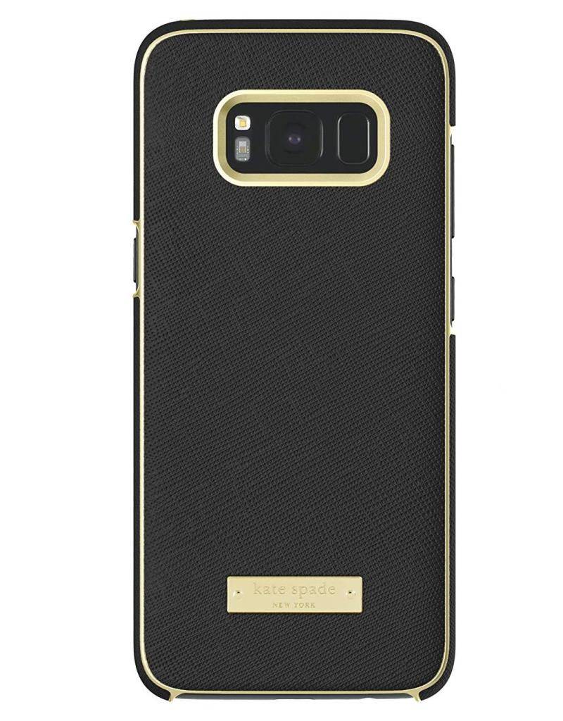 Hardshell Cover Saffiano Black für Samsung Galaxy S8