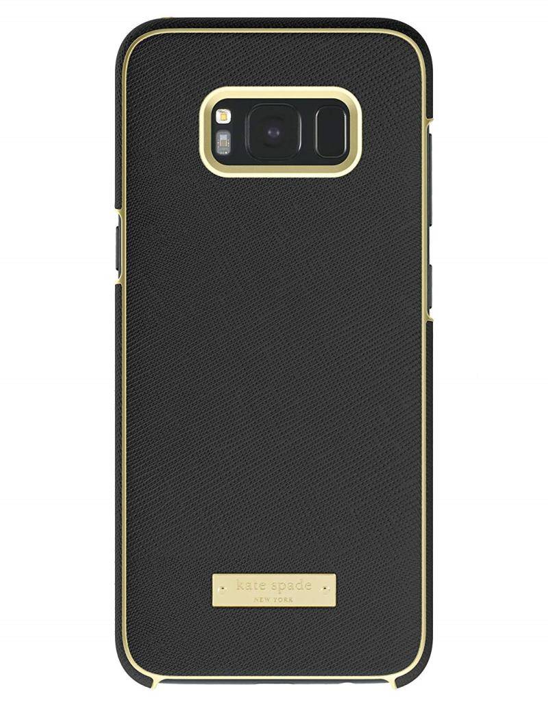 Hardshell Cover Saffiano Black für Samsung Galaxy S8 Plus