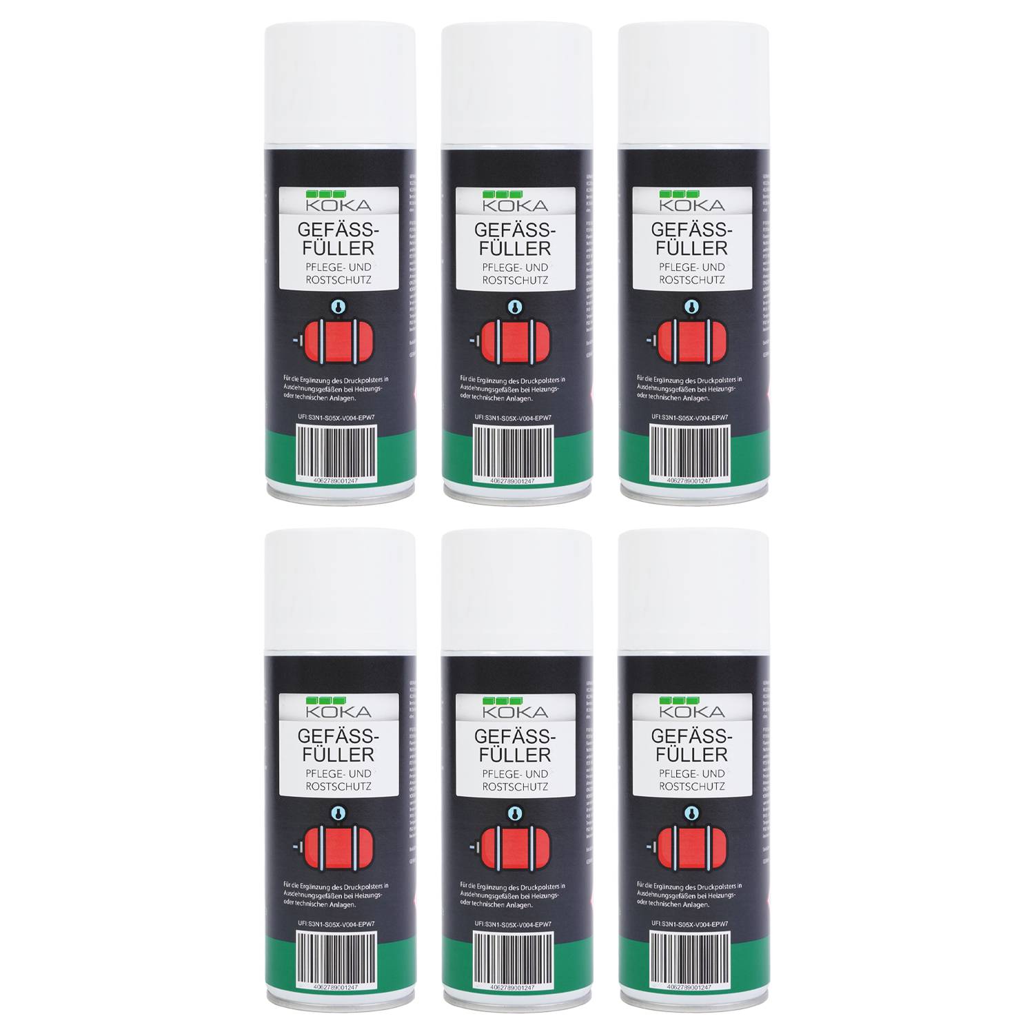 6 x Gefäßfüller 400ml