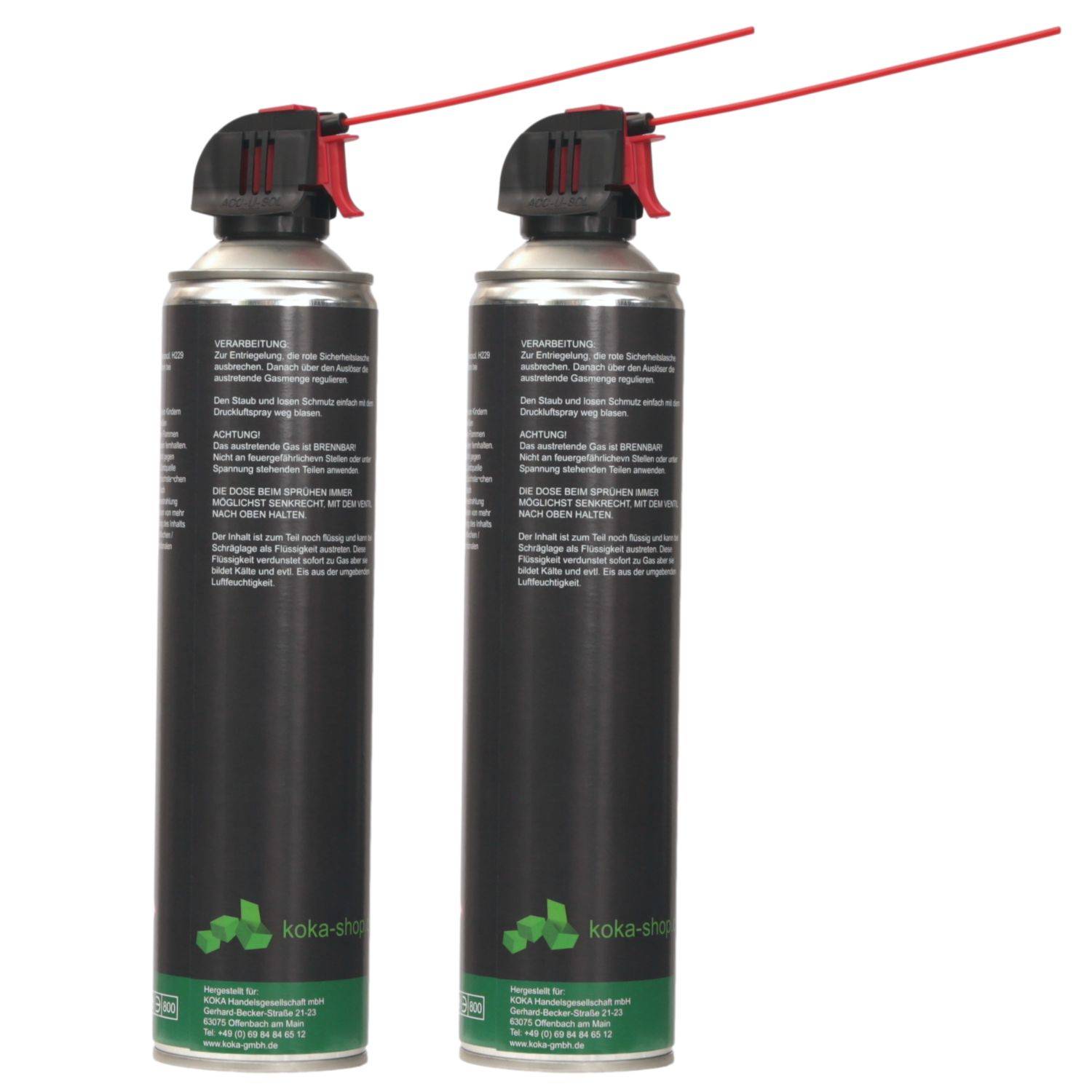 2x Druckluftspray 6 Bar