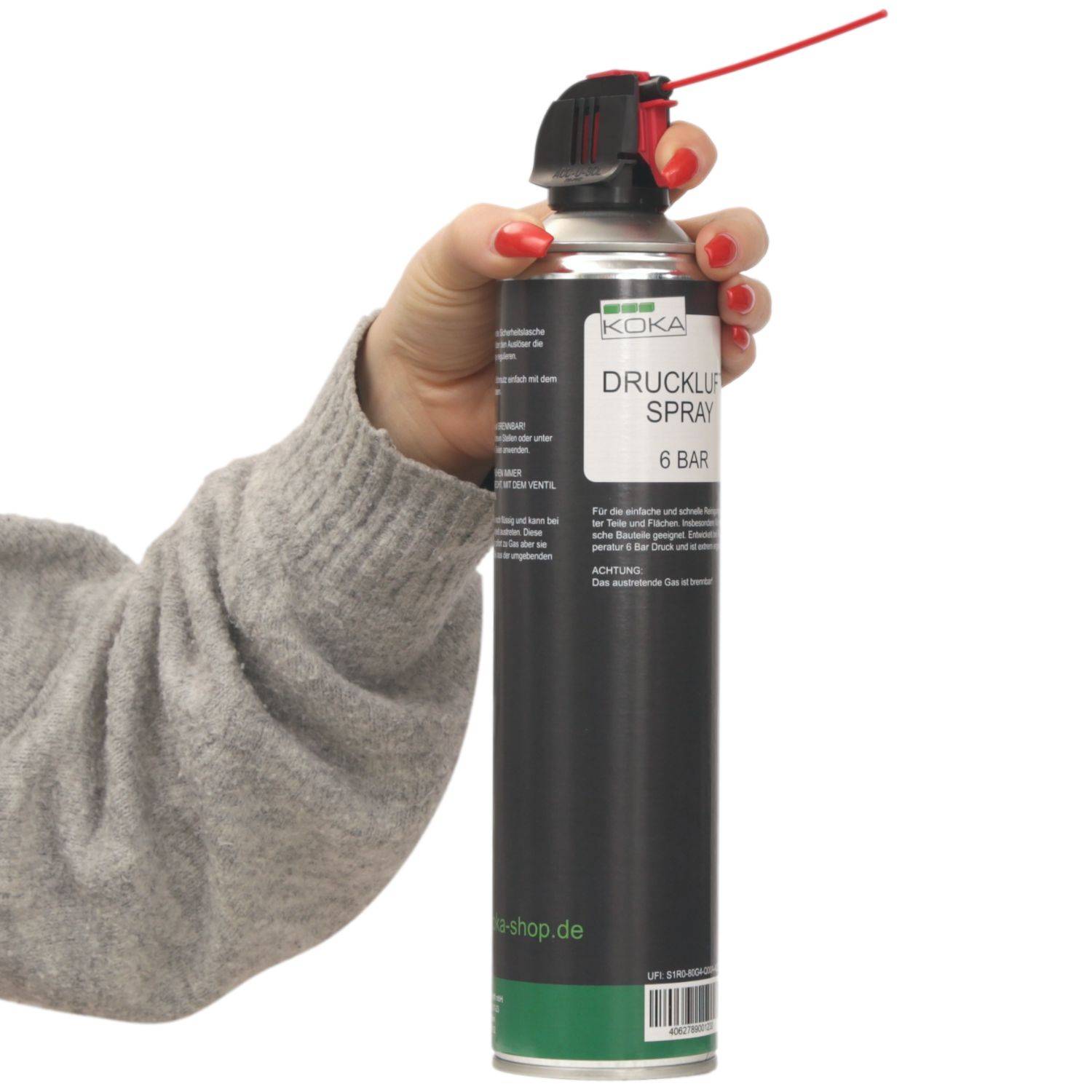 2x Druckluftspray 6 Bar