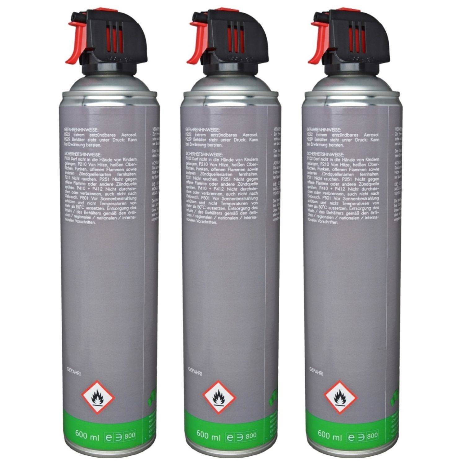 3x Druckluftspray 6 Bar