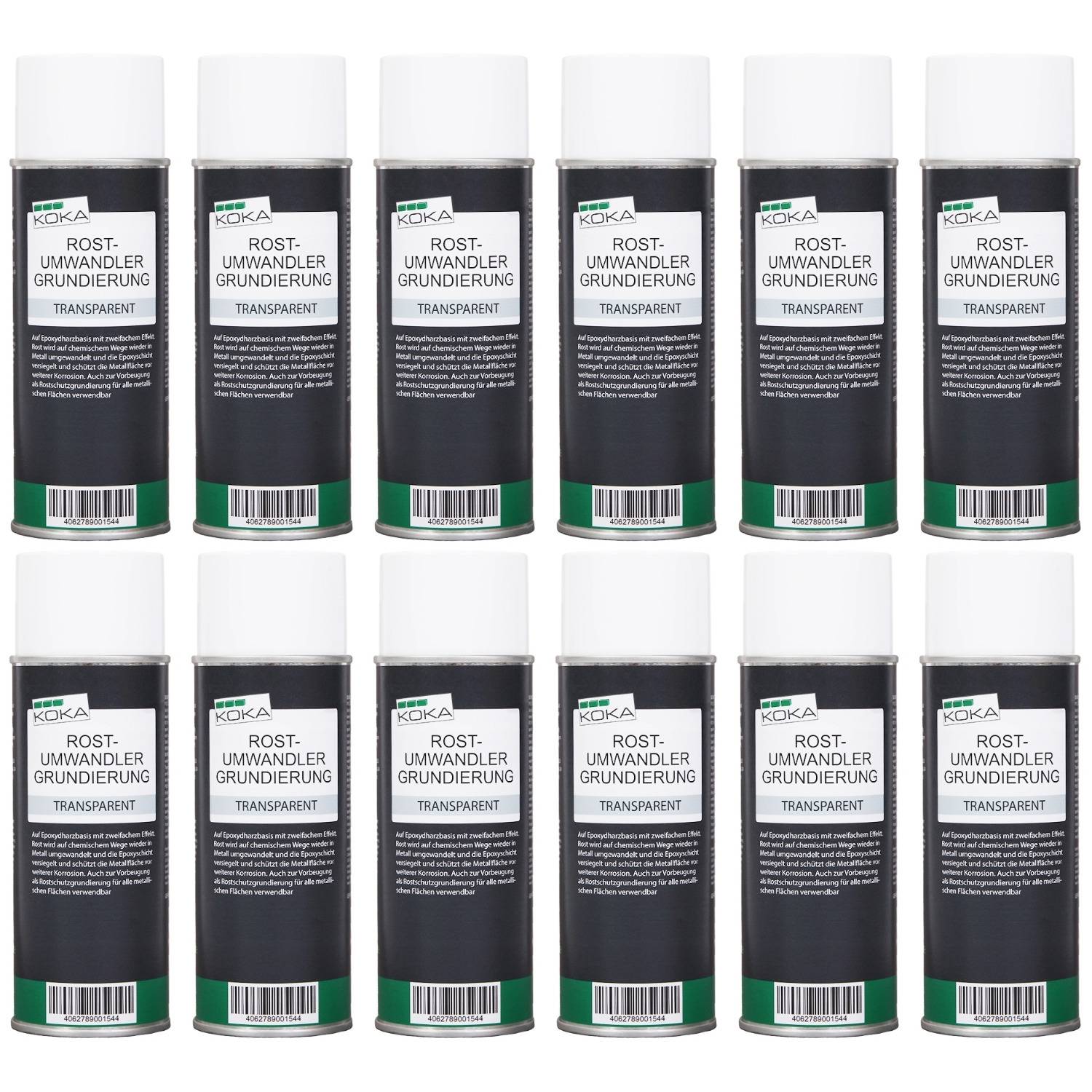 12x Rostumwandler Grundierung transparent