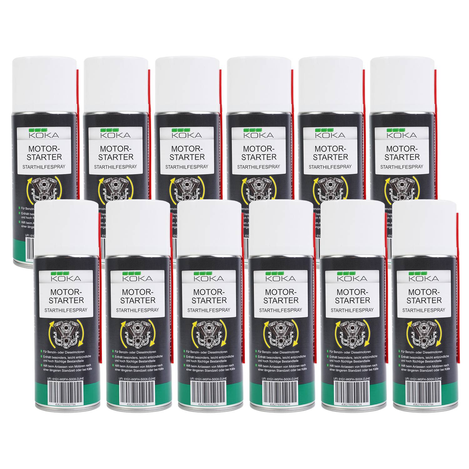 12x Motorstarter-Spray 400ml