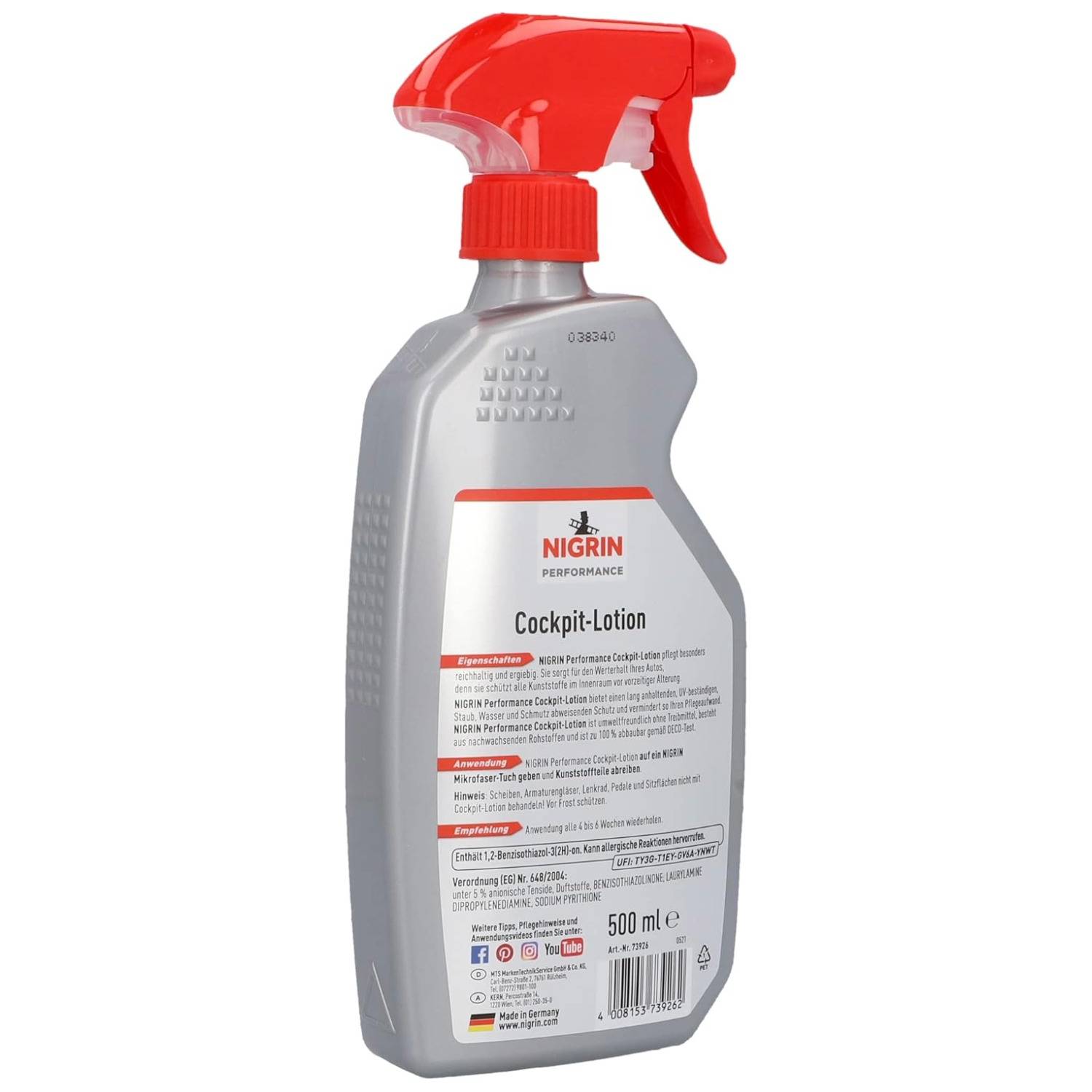 Performance Cockpit-Lotion Seidenmatt 500ml