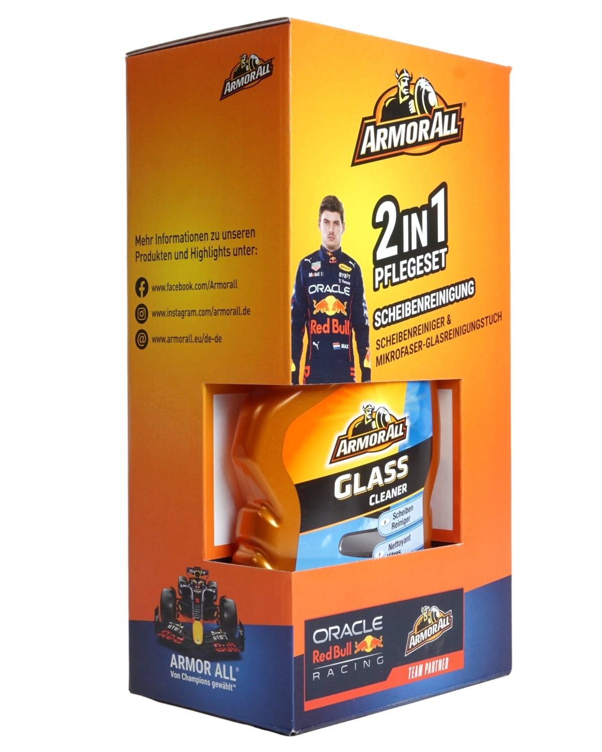 2in1 Scheiben-Reiniger 500ml + Mikrofasertuch