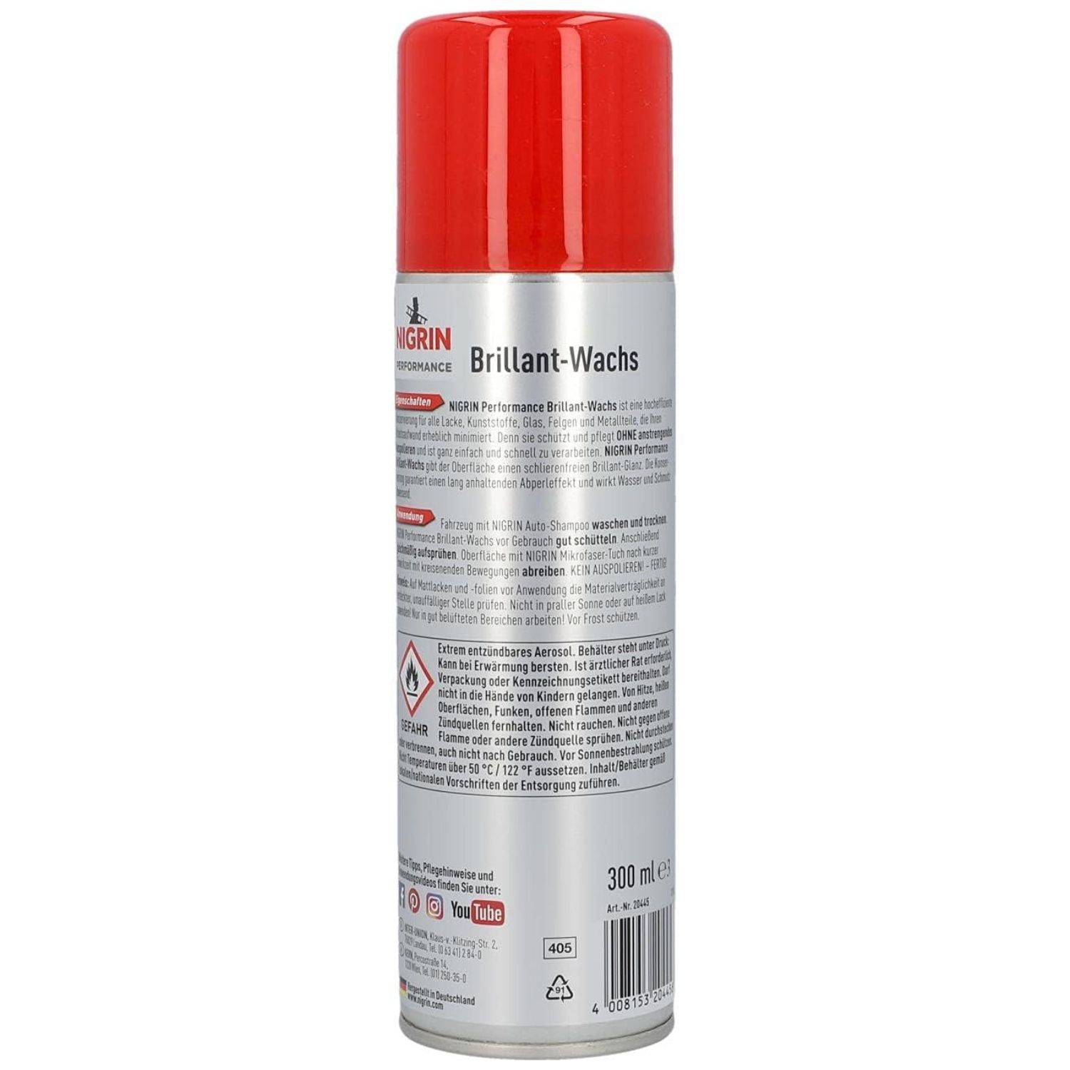 Performance Brillant-Wachs Detailer Spray 300ml