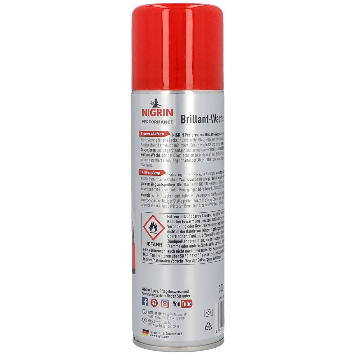 Performance Brillant-Wachs Detailer Spray 300ml