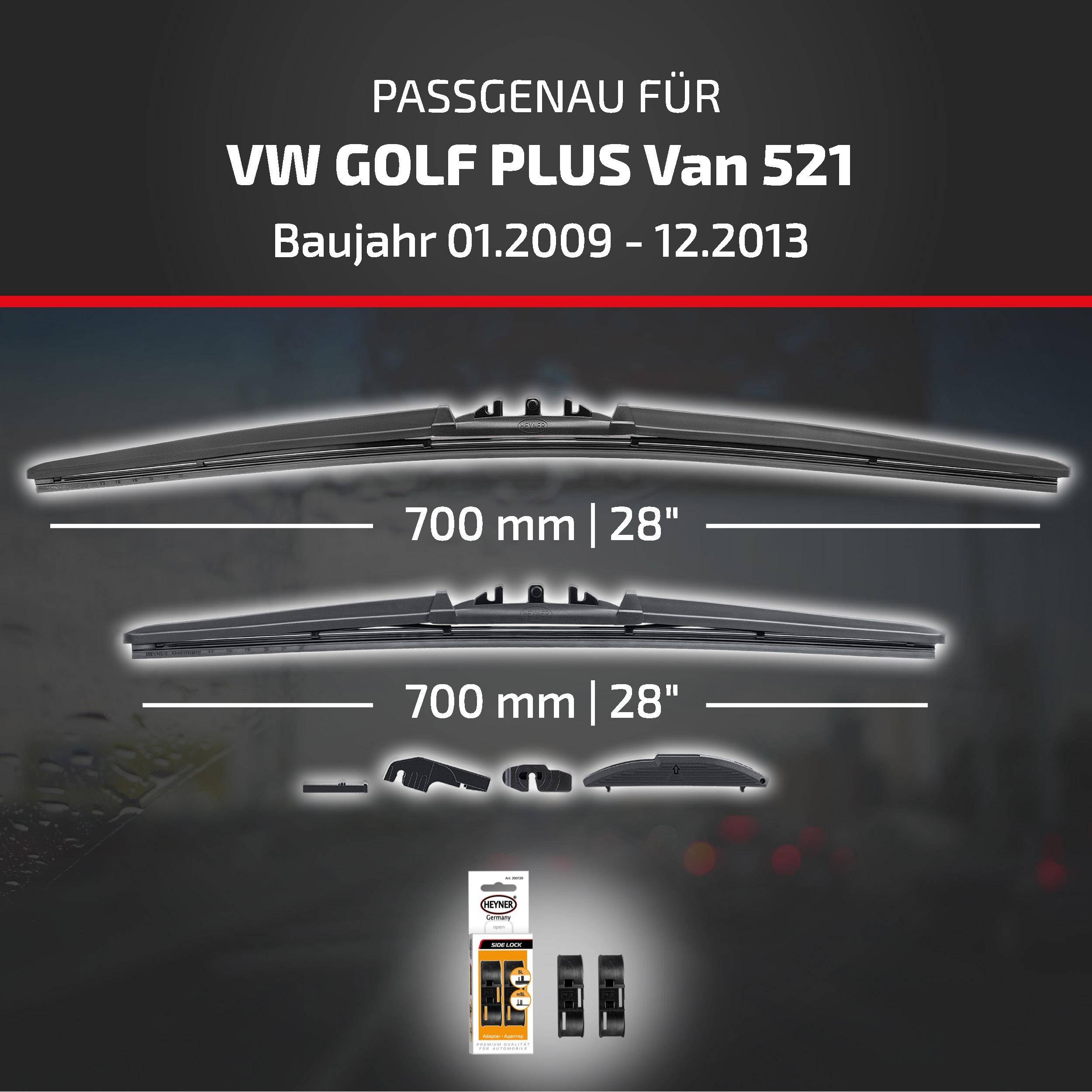 HEYNER® Scheibenwischer für VW GOLF PLUS Van