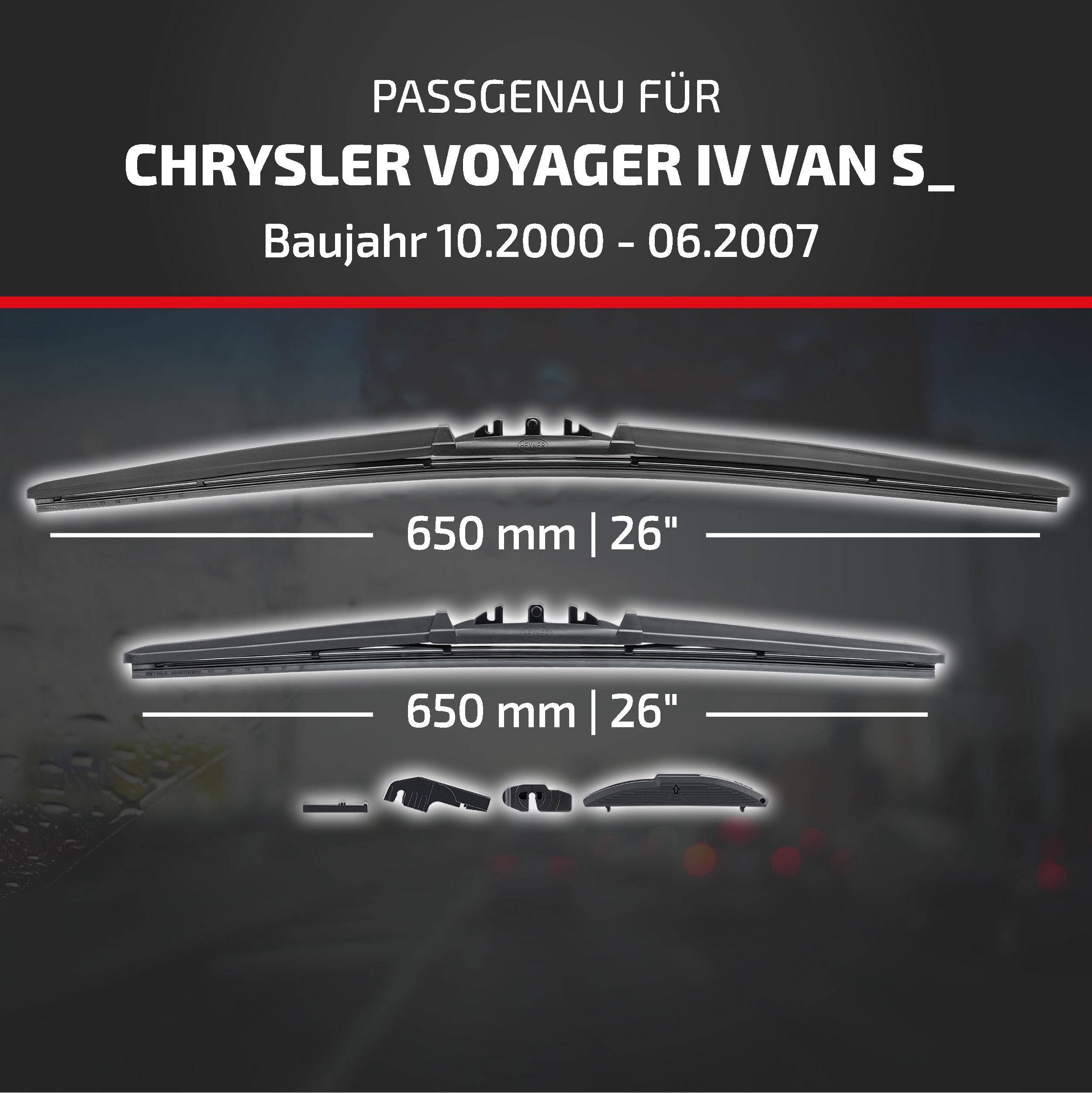 HEYNER® Scheibenwischer für CHRYSLER VOYAGER IV VAN