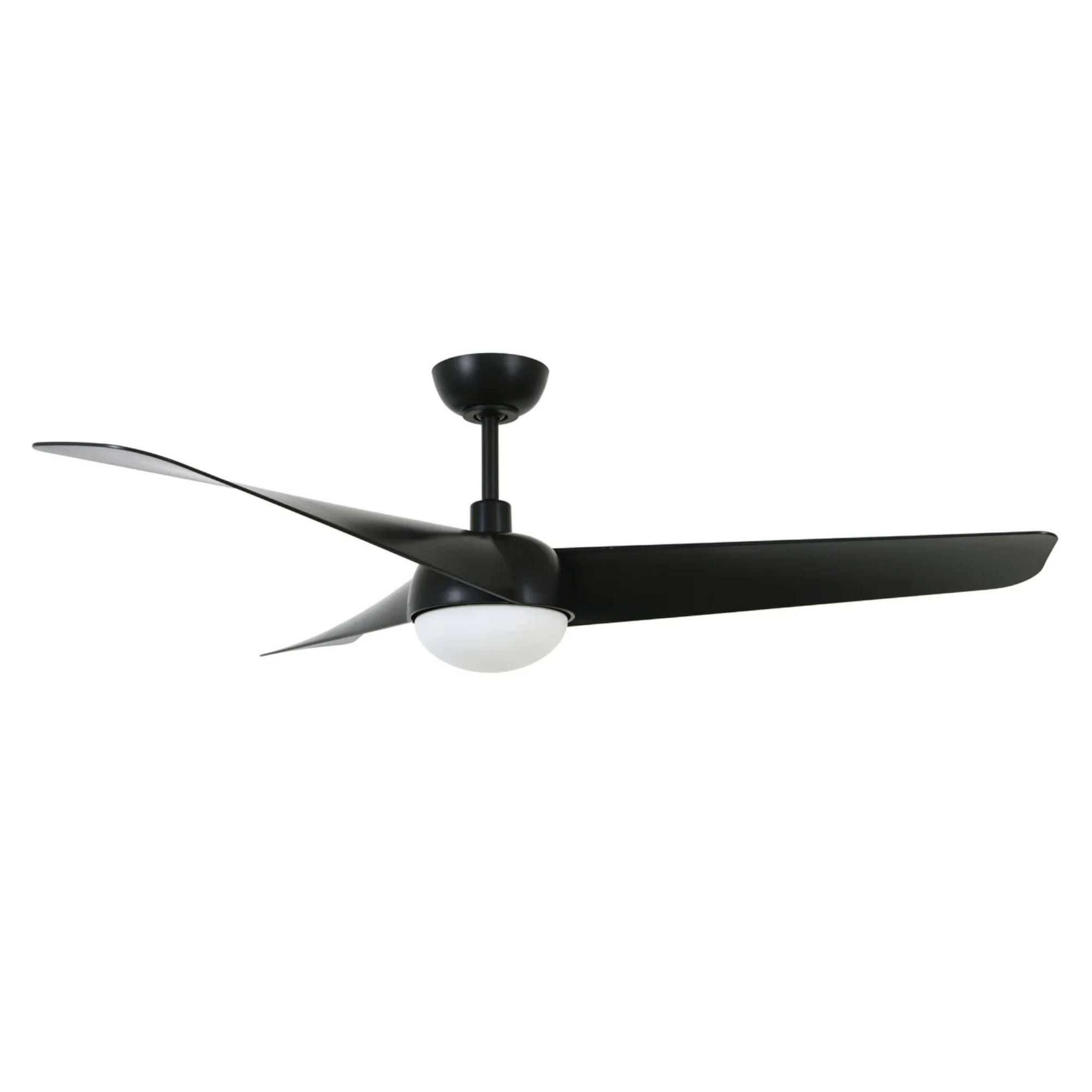 DC Deckenventilator Osprey Schwarz mit LED