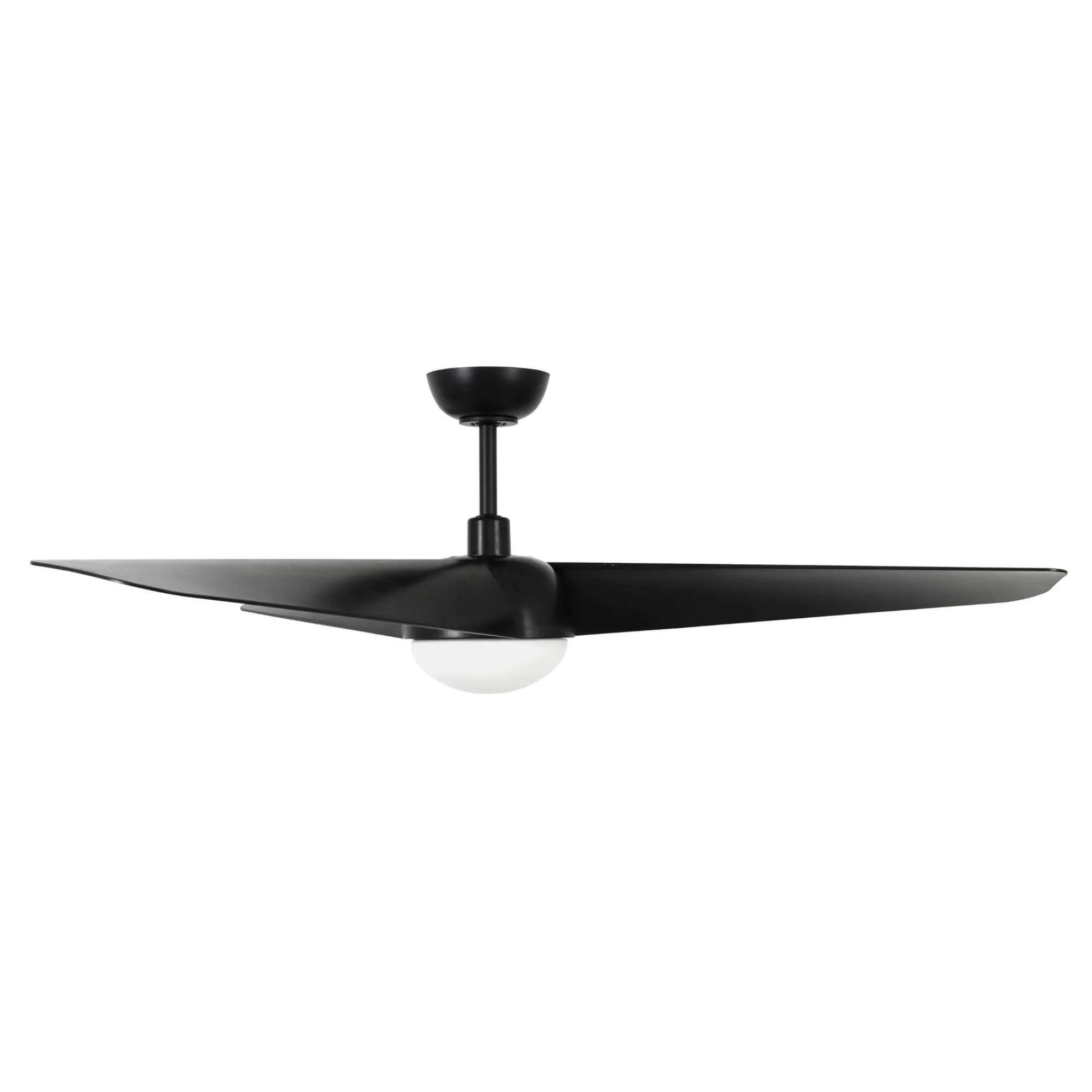 DC Deckenventilator Osprey Schwarz mit LED