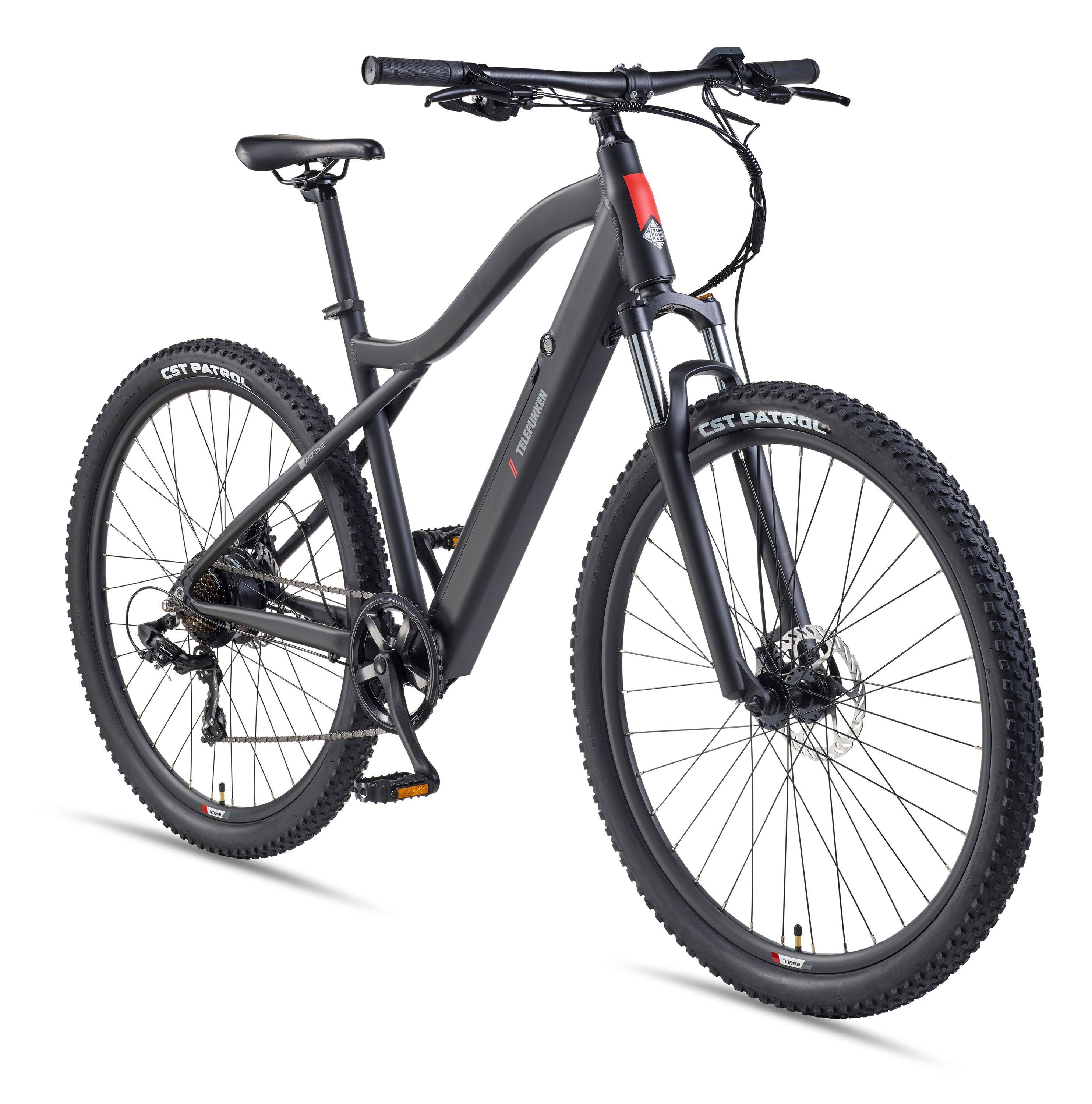 Telefunken MTB E-Bike Mountainbike | Elektrofahrrad 29 Zoll | Kettenschaltung | Heckmotor | 489,6 Wh Akku | EBike Pedelec