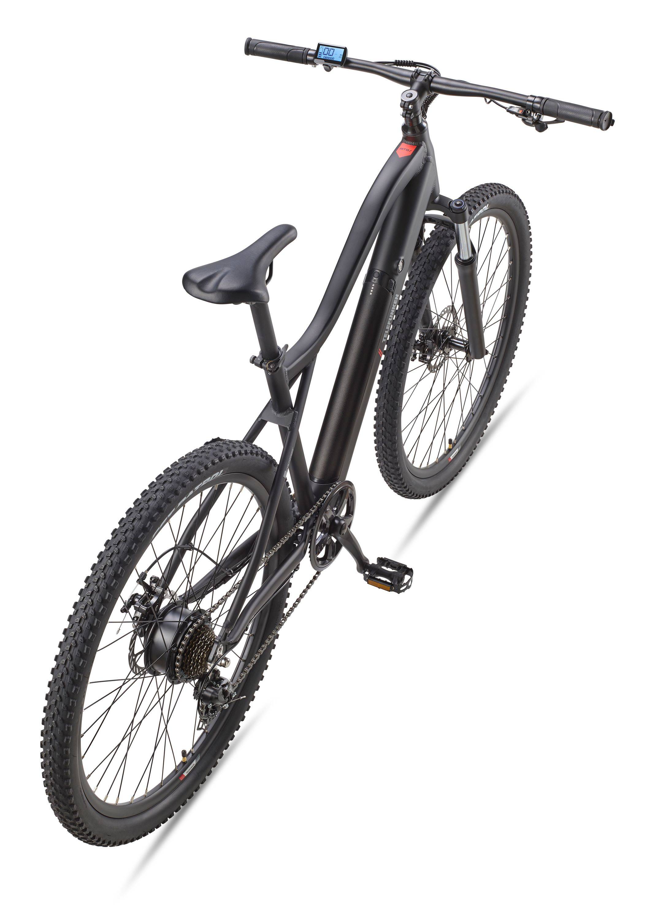 Telefunken MTB E-Bike Mountainbike | Elektrofahrrad 29 Zoll | Kettenschaltung | Heckmotor | 489,6 Wh Akku | EBike Pedelec