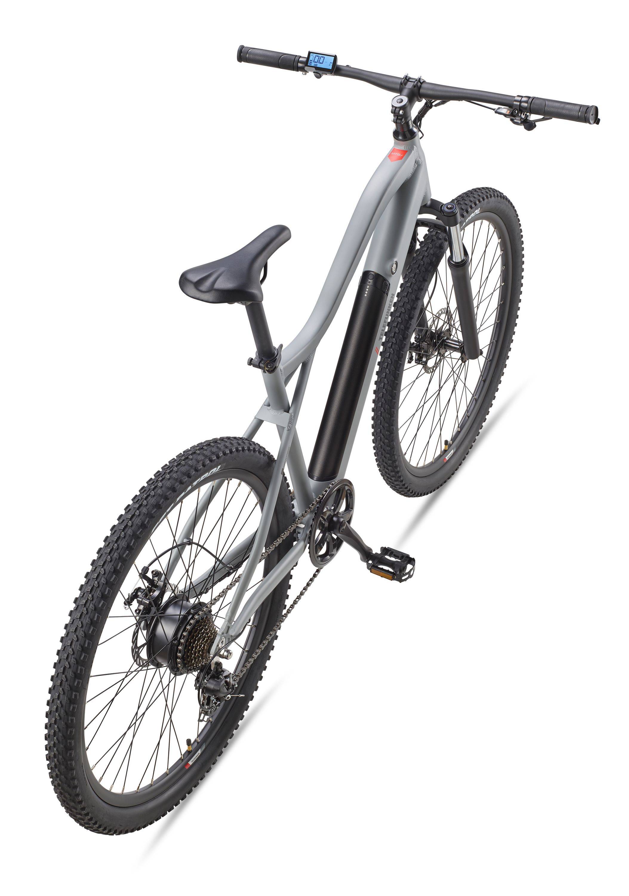 Telefunken MTB E-Bike Mountainbike | Elektrofahrrad 29 Zoll | Kettenschaltung | Heckmotor | 489,6 Wh Akku | EBike Pedelec