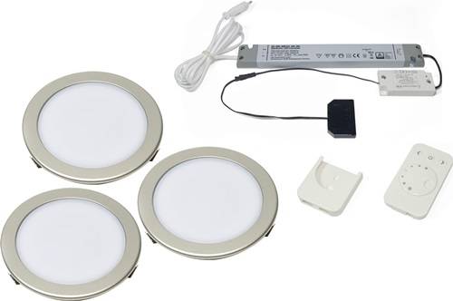 Einbauleuchtenset Moonlight emotion Emotion 12 V 3,6 W Rahmenfarbe VA L&S