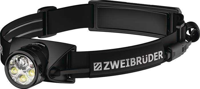 ZWEIBRÜDER ZB-7407 LED-Stirnleuchte ZB7H 3,6 V 5000 mAh Li-Ion 2000 mAh