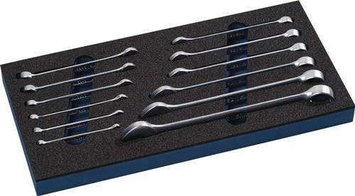 Werkzeugmodul 12-tlg.1/3-Modul Schlüsswelweiten 6-22mm TECWERK