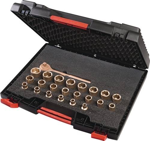 Knarrenkasten 24-tlg.SW 10-32mm Antr.1/2 Zoll ENDRES TOOLS
