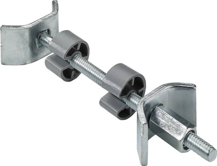 HETTICH 9158681 Arbeitsplattenverbinder Stahl verzinkt Länge 100 mm Polybeutel