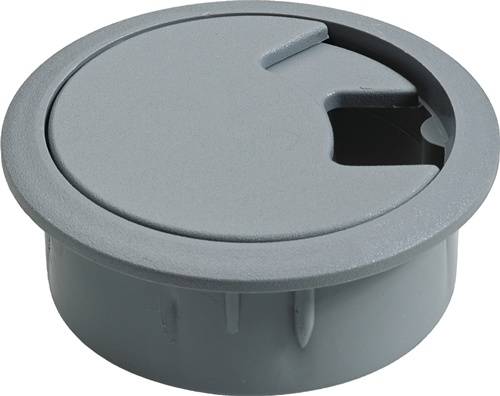 Kabeldurchlass Ku.B.26mm grau HETTICH