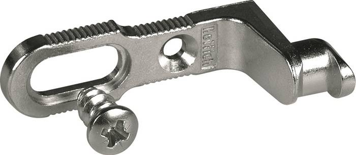 HETTICH 89333 Rückwandverbinder Zinkdruckguss vernickelt