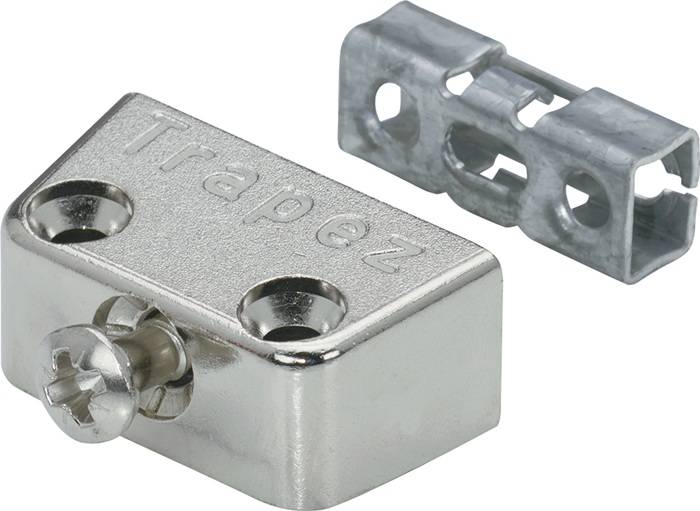 HETTICH 89355 Trapezverbinder Zinkdruckg.vern.HETTICH Mit vormontierter Schra