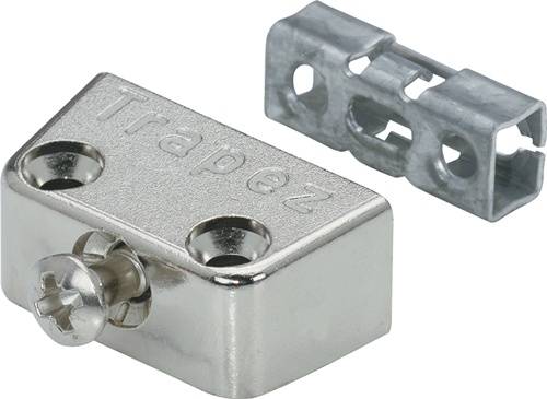 Trapezverbinder Ku.weiß HETTICH