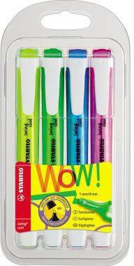 STABILO Textmarker swing cool sortiert 4 St./Pack.