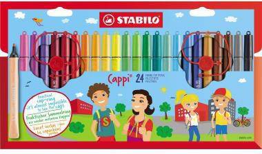 STABILO Fasermaler Cappi 168/24-4 1mm sortiert 24 St./Pack.