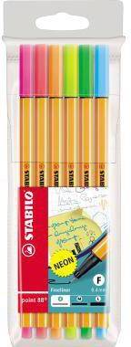 STABILO Fineliner point 88 88/6-1 sortiert 6 St./Pack.