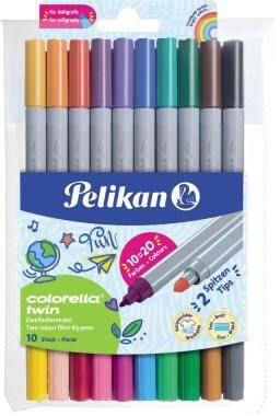 Pelikan Colorella twin C304 20 Farben 2 Strichbreiten Pa=10St