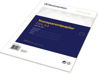 Soennecken Transparentpapier 1230 DIN A4 80g 50Blatt