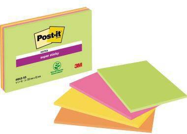 Post-it Haftnotiz Meeting Notes 6845-SSP 203x152mm 4St
