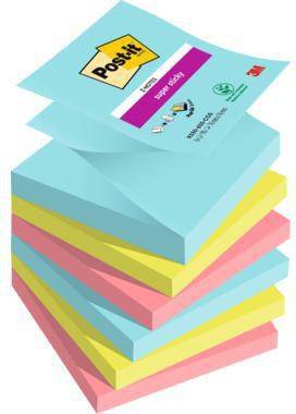Post-it Haftnotiz Super Sticky R330-6SS-COS 76x76mm sort. 6St.