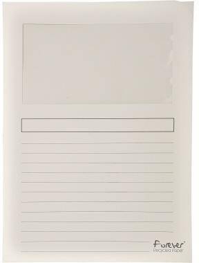 Exacompta Fenstermappe Forever 50110E A4 ws 100 St./Pack.