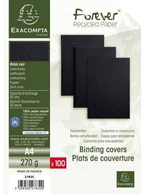 Exacompta Einbanddeckel Evercover 2783C A4 schwarz 100St.