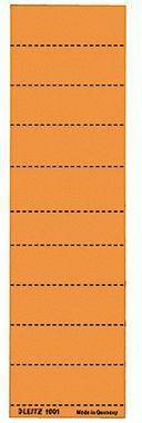 Leitz Beschriftungsschild 19010045 blanko 4zeilig orange 100 St./Pack.