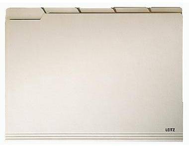 Leitz Einstellmappe 24340011 DIN A4 230g Karton chamois 100 St./Pack.