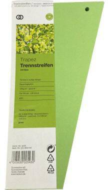 Soennecken Trennstreifen oeco 1433 12,5/6,5x24cm grün 100St.